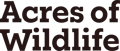 Acres of Wildlife black logo
