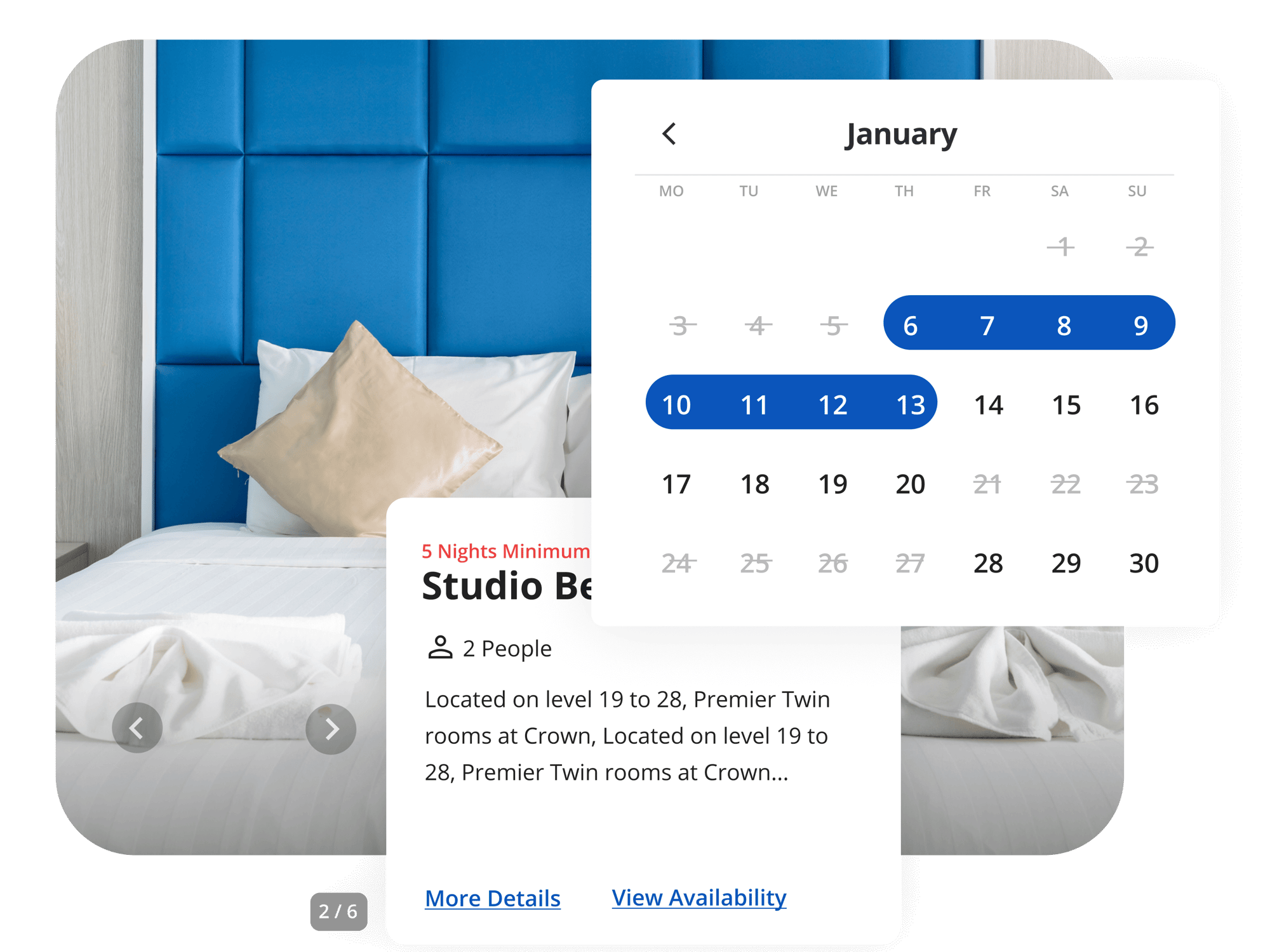 Availability Calendars