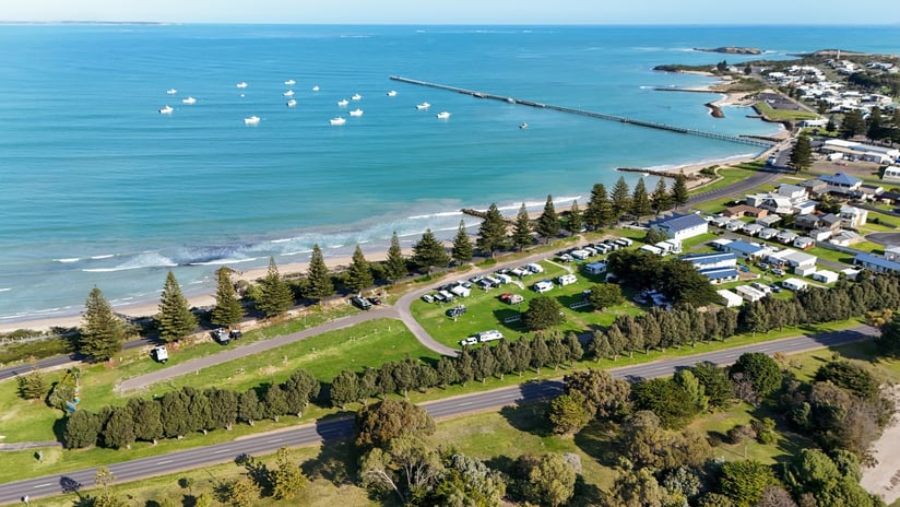 Beachport Caravan Park: 55% of calls resolved by AI with Sadie