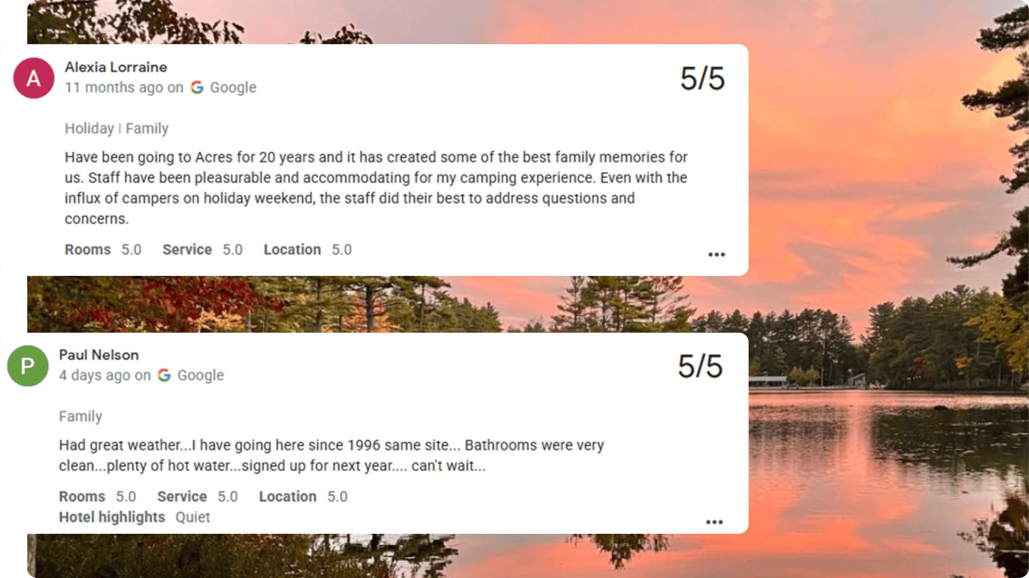 Case study Acres - What guests are saying 2