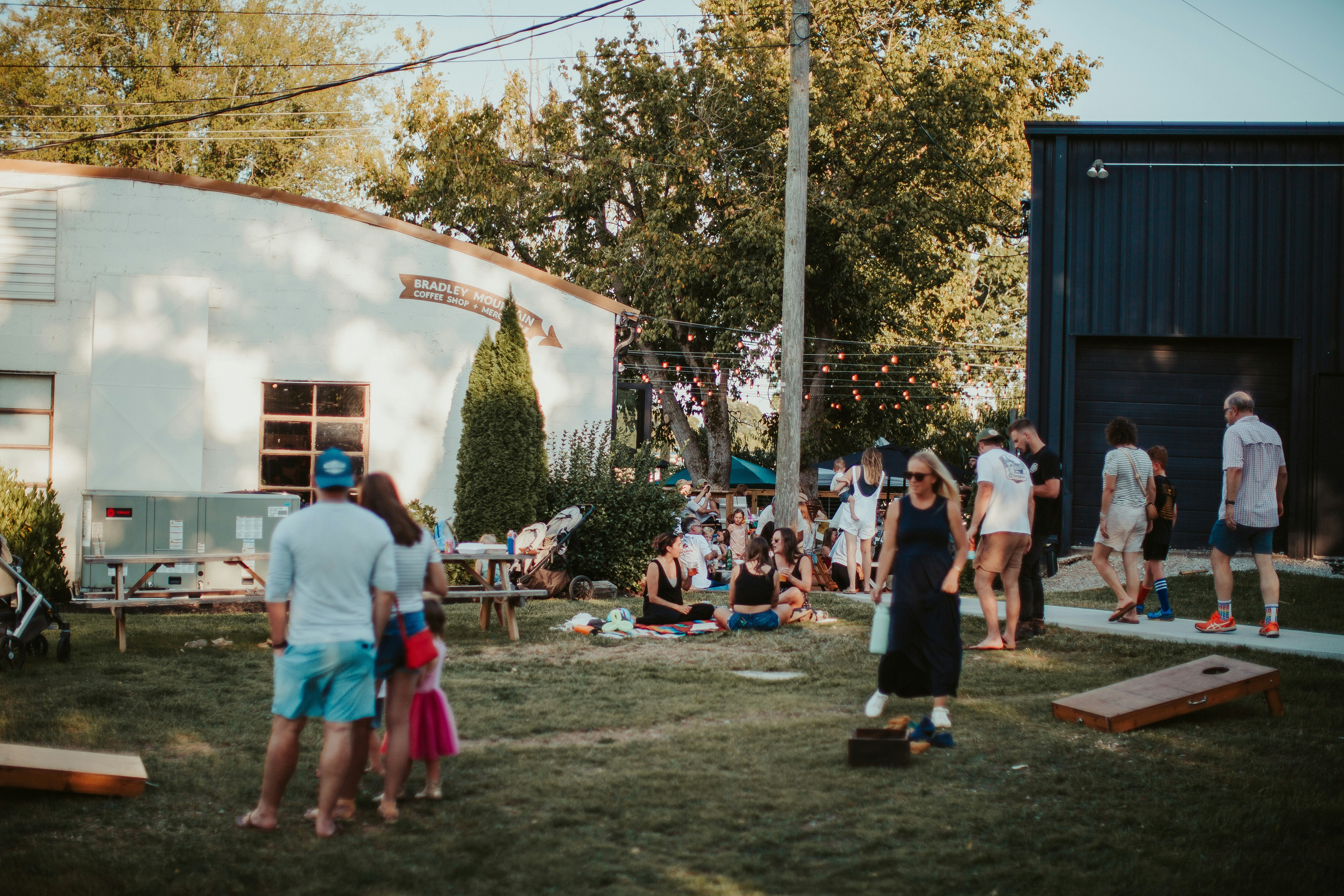 Guests can sign up to cornhole games within the app