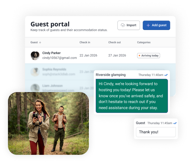 Guest portal - parks