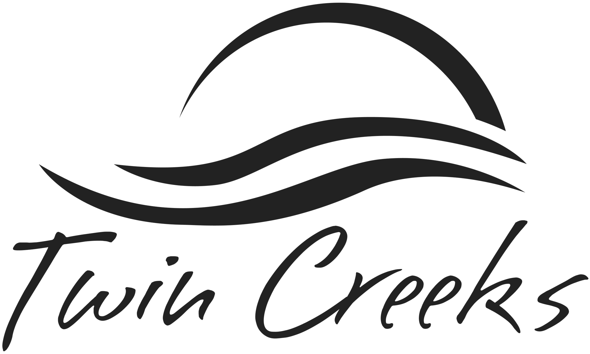 Logo Twin Creeks Black