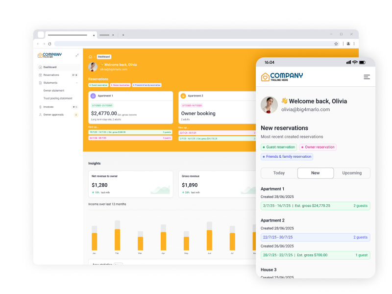 New corporate portal