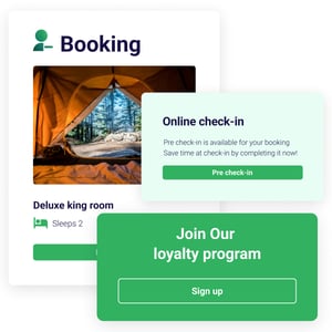 Guest communication and booking engine