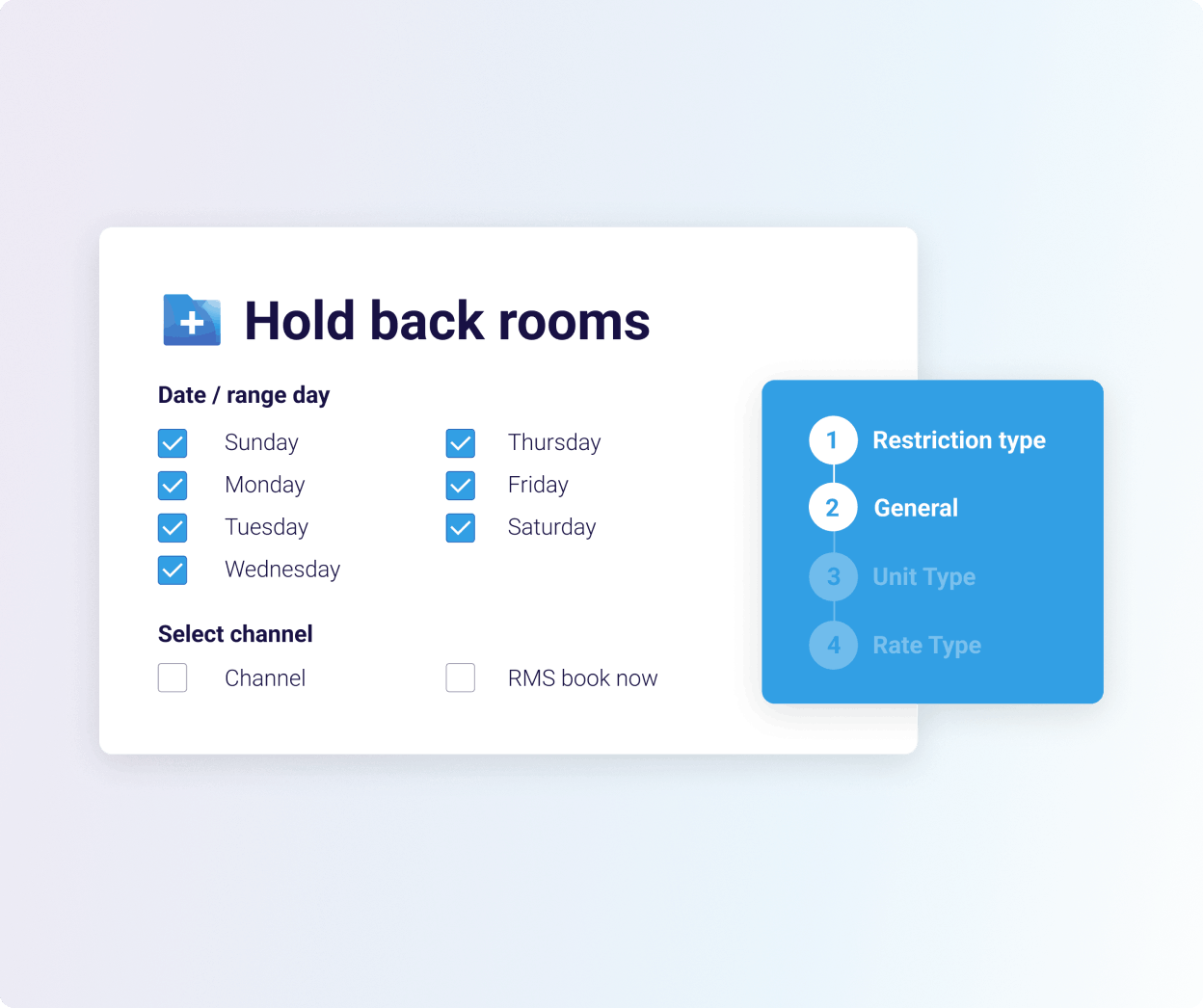 Hold back rooms