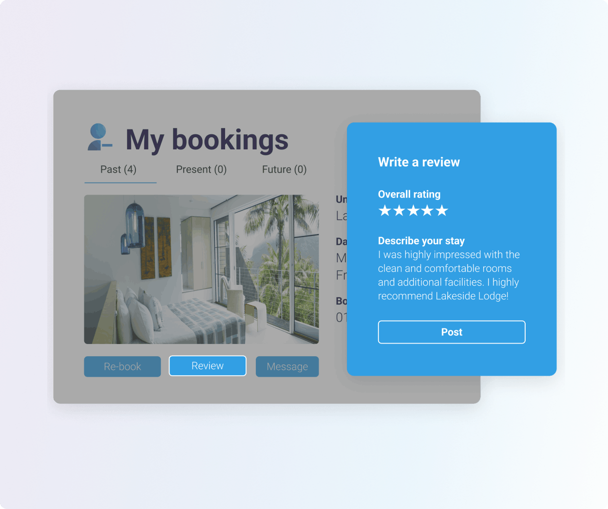 My bookings review