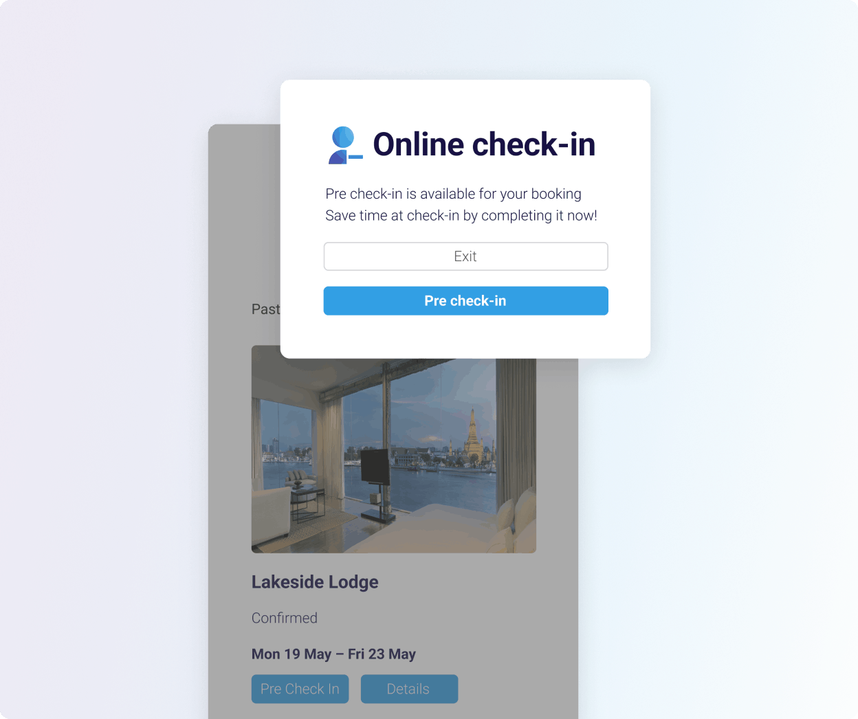 Online check-in