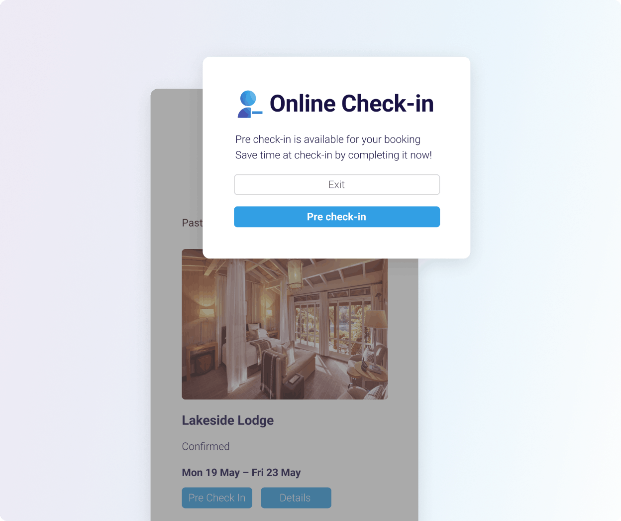 Online check-in-alternate