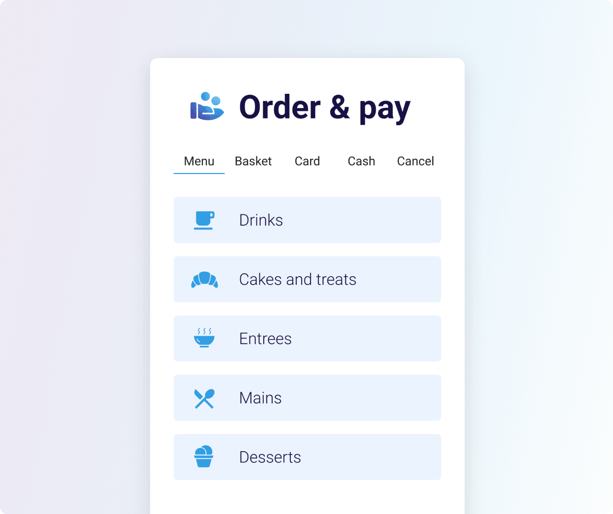 Order and pay