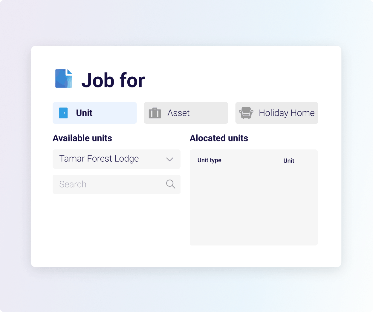 Job for maintenance