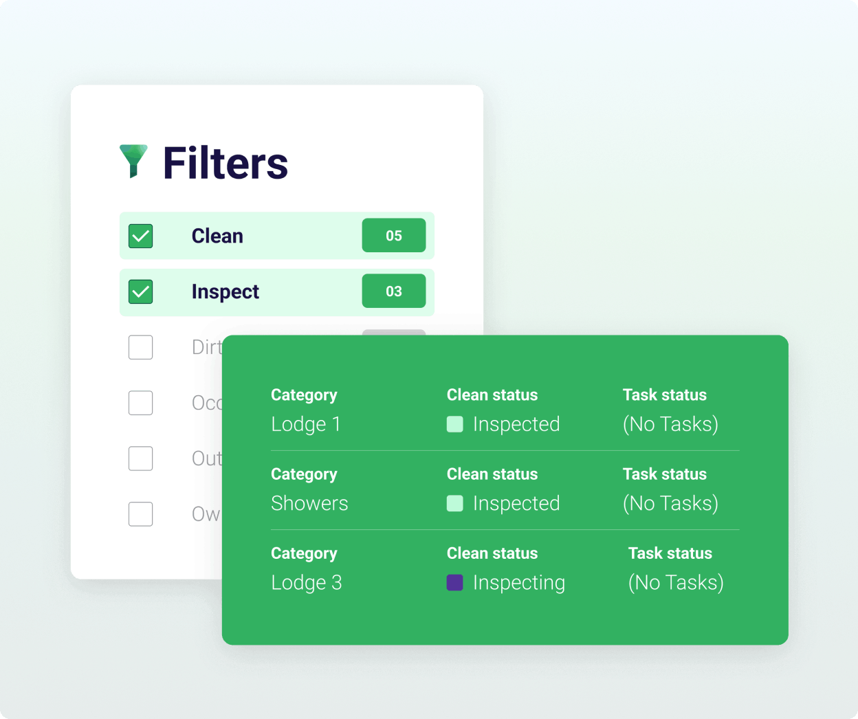 Clean filters-green-lodge