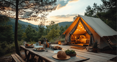 Pitch perfect. How glamping is changing the camping game image