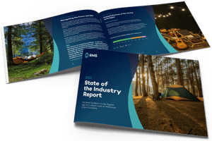 State of Outdoor Hospitality Report 2023 - mockup landing page