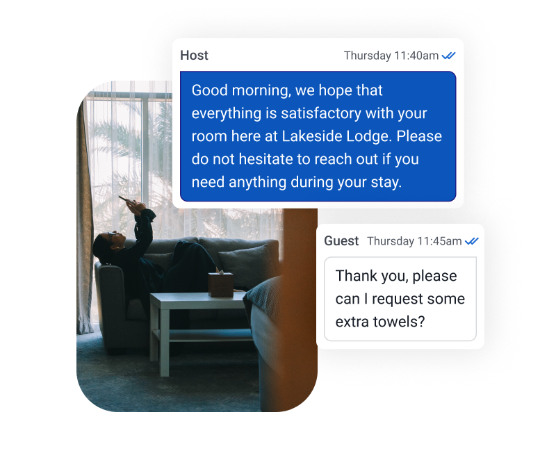 Stay connected with guests wherever you are