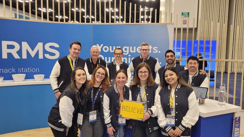 The RMS NA team at Hitec in June 2025