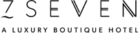 logo seven hotel black