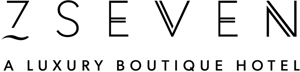logo seven hotel black