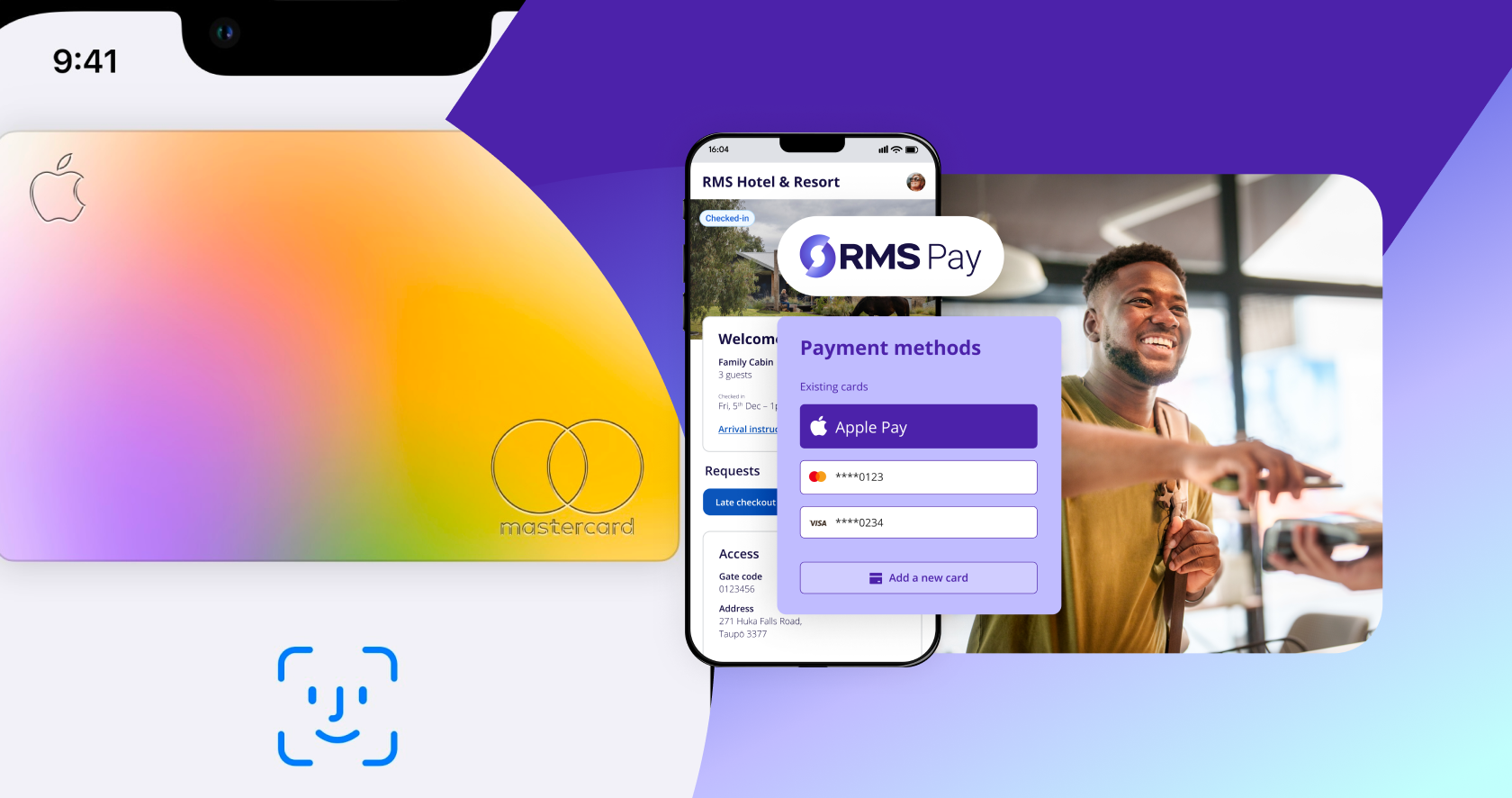 All it takes is a tap or a glance to pay with Apple Pay
