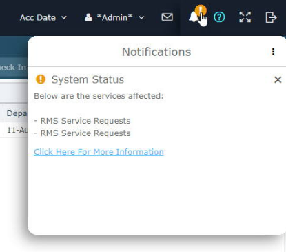 System Status Notification