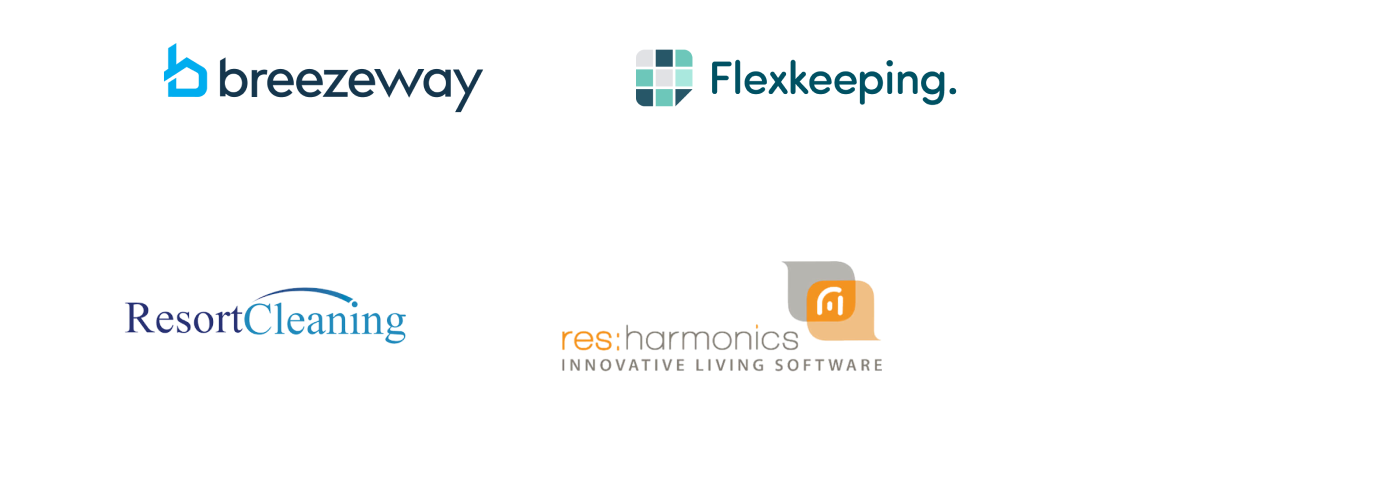 Collection of partners logos for house keeping and maintenance
