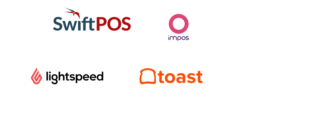 Collection of partners logos for POS