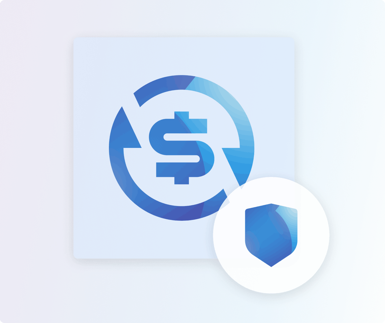 Dollar and shield icon
