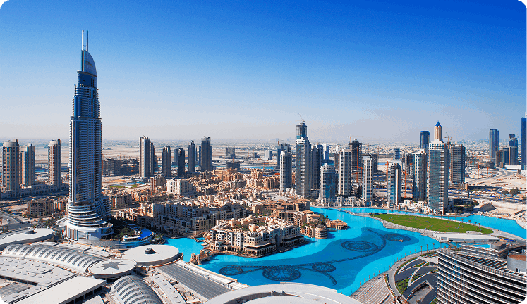 View of Dubai