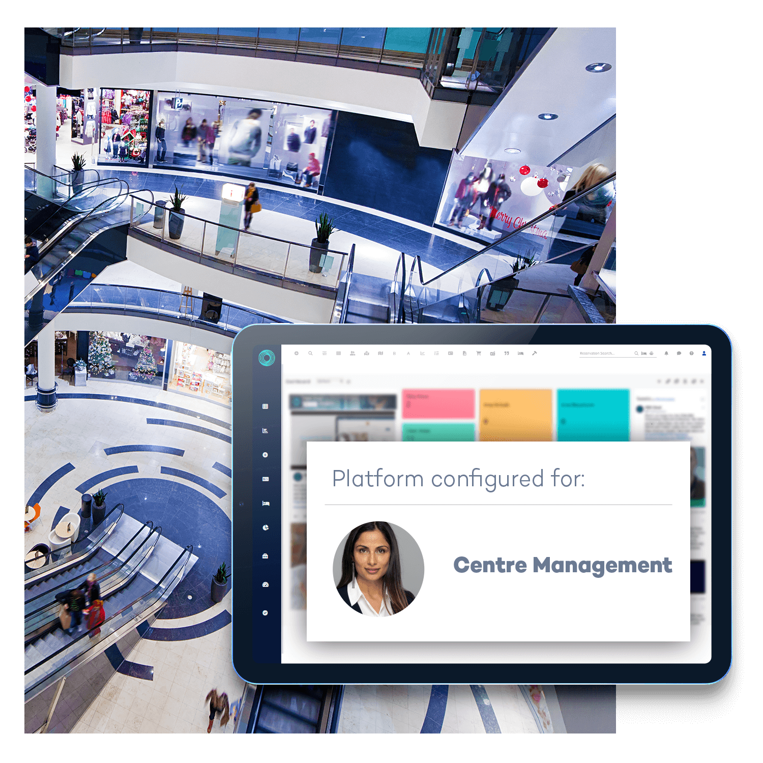 Shopping centre management software