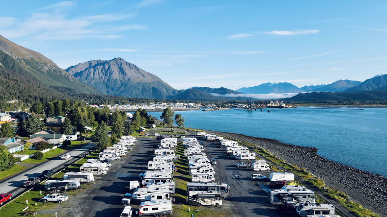 RV Park in Alaska, USA
